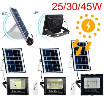 1/2PCS οι Ηλιακοί Φωτεινοί Φως Με Τηλεχειριστήριο IP67 Αδιάβροχο Ηλιακό Επίκεντρο DustProof Φωτισμού 25W30W 45W Ηλιακό Φως Ασφάλειας