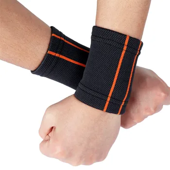1 pc Αναπνεύσιμο Πλεκτό Wristbands Αθλητικών Sweatband Βαμβακιού Νήμα Υποστήριξη Καρπών Στήριγμα Αναδιπλώνεται Φρουρούς Για Γυμναστήριο Βόλεϊ Μπάσκετ