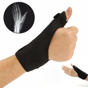 1 κομμάτι/χέρι ελαστικό αντίχειρα μανίκι palm υποστήριξη καρπών νάρθηκας υποστήριξης αρθρίτιδα πόνο άσκησης αντίχειρα τοποθέτηση διόρθωση