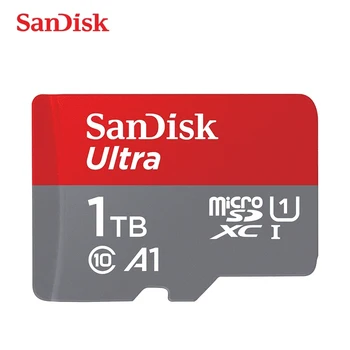 100%Sandisk Α1 Κάρτα Μνήμης micro sd TF κάρτα 1TB αρχική 16G 32gb 64GB 128G 256G 400G 512gb C10 U1 SDXC flashcard εξαιρετικά προσαρμογέα