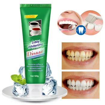 100g*2 pc Disaar Οδοντόκρεμα για να αφαιρέσετε λεκέδες από τσάι και καφέ λεκέδες Οδοντόκρεμα φρέσκα λευκά δόντια φροντίδα λεύκανση δοντιών