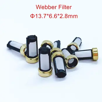100pcs Εγχυτήρων Καυσίμων Φίλτρο Για Weber Marelli Εγχυτήρες IWP και IW σειρά 6.6 mm crush δαχτυλίδι 3mm για Renault Clio 1.6 1.8 (AY-F107