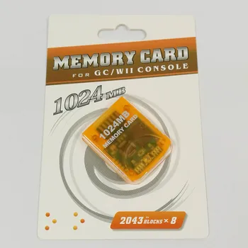 1024 M κάρτα μνήμης Για το GameCube GC Για την Κονσόλα Wii Κάρτα Μνήμης Saver