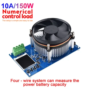 150W 0~10A LCD 1.77 Ίντσα Ψηφιακό Ηλεκτρονικό Φορτίο Ελεγκτής Μπαταριών Βολτόμετρο Αμπερόμετρο Δείκτης Σειρήνα για το Ηλεκτρικό Εργαλείο