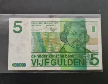 1968-1973 Ολλανδία 5 10 25 Gulden το Αρχικό Σημειώσεις ( (Εκτός De uso Ahora Συλλεκτικά)