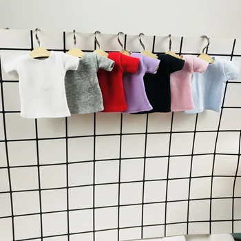 1PCS Blyth Ρούχα Άσπρο/το Ροζ/το Κόκκινο/Γκρι/Μαύρο Κλασικό Σύντομο T-Shirt για Momoko, Obistu, Licca , FR 1/6 Κούκλα