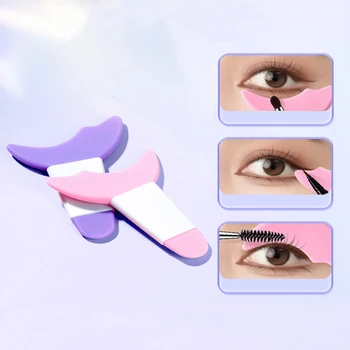 1PCS Σιλικόνης Eyeliner Χάρακα Πολυ-Λειτουργικό Μακιγιάζ των Ματιών Βοηθήσει Eyeliner Εργαλείο Eyelash Χρώμα Κραγιόν Σιλικόνης Ομορφιάς Χάρακα
