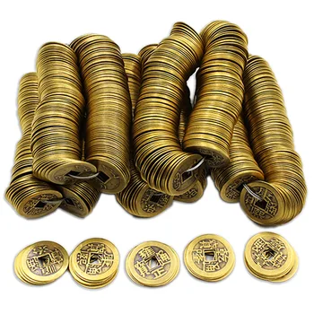 20Pcs 24/20MM Κινέζικο Feng Shui Τυχερός Νομίσματα Αρχαία Ανατολίτικη Αυτοκράτορα Qing Χρήματα Καλή Τύχη Δράκο Δώρο Για Ρετρό Συλλογή