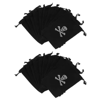 20pcs Pirate Gold Σακούλες Τσάντες Καραμελών Σακουλών Δώρων Τσάντες Αποθήκευσης