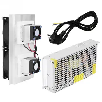 220V Ψύξη Ημιαγωγών Ψύξης DIY Αέρα για την Ψύξη της Συσκευής για την παροχή Ηλεκτρικού Ρεύματος (plug ΕΕ) Αργιλίου + Πλαστικό Ανεμιστήρα