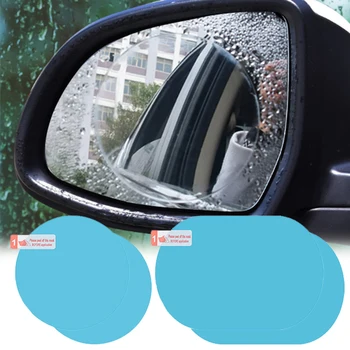 2Pcs Αυτοκόλλητα για το Αυτοκίνητο οπισθοσκόπο Καθρέφτη Αντι-βροχή, Αντι-Ομίχλης, Αντι-Γρατσουνιών Σαφής Προστατευτική Μεμβράνη Αυτοκόλλητων ετικεττών Decals Auto Στυλ Decal