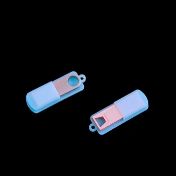 2PCS Φορητό Λάμψης USB Σιλικόνης, Περίπτωση, Δίσκος Μνήμης Προστατεύει την Κάλυψη Αδιάβροχος Μικροϋπολογιστής USB Stick Προστατευτική Περίπτωση 50*18*7mm