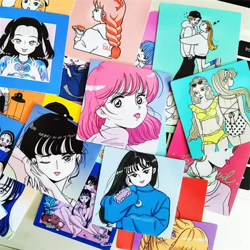 36pcs Χαριτωμένο Λίπους Ζευγάρι αυτοκόλλητες Ετικέττες Scrapbooking Ημερολόγιο Ιαπωνική Χαρτικών Εγγράφου Deco Σχολικά είδη DIY Αυτοκόλλητο Χαρτί