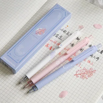 3pcs Κεράσι Ανθίσει Gel Στυλό 0.5 mm Τύπου Ουδέτερη Στυλό Ιαπωνική Χαρτικά Χαριτωμένο Στυλό Εργαλείο Γραφής Σχολείο Προμήθειες Γραφείου