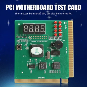 4 Ψηφίο PC συσκευή Ανάλυσης Διαγνωστικών την Κάρτα Μητρικών καρτών Ελεγκτών για τον ISA δίαυλο PCI Mainboard Υπολογιστών Mainboard Επίδειξη Ελαττωμάτων