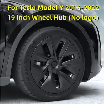 4PCS 19Inch Κόμβο Καπ Για το Tesla Model Y 2020 Ρόδα Καπ Πλήρης Κάλυψη Ύψους Απόδοση Πρωτότυπο Αυτοκίνητο Αντικατάσταση Ροδών ABS Τάσι Cove