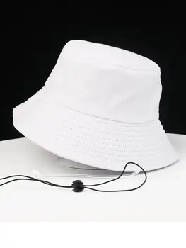 56cm 58cm 60cm 62cm 64cm Καθαρό Βαμβάκι Ενηλίκων Καπέλα Κάδων Μεγάλο Κόκαλο Κυρίες Παραλία Καπέλο Άνδρες Συν Μέγεθος Απλό Καπέλο Ψαράδων 5 Χρώματα