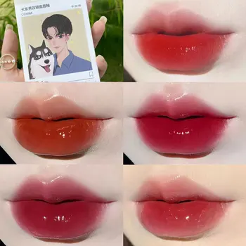 5Pcs Τσιγάρο Lip Gloss Σύνολο Κιτ Καλλυντικών Ματ Κόκκινη Απόχρωση για τα Χείλη Μακιγιάζ Μακράς Διαρκείας Καθρέφτη του Νερού Lip Glaze Αδιάβροχο Κραγιόν