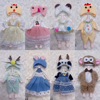 6 Ίντσα για τα Παιχνίδια Κουκλών Νέα 16cm Κούκλα Bjd Ρούχα Άσπρο Γαμήλιο Φόρεμα Άνοιξη Χειμώνα Κούκλα Ρούχα Κοστούμι DIY Παιχνιδιών για τα Κορίτσια