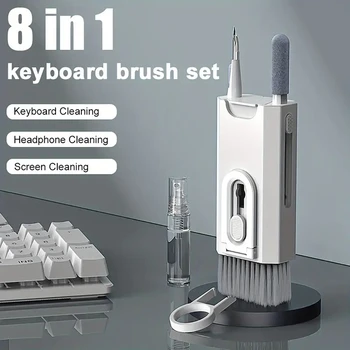 8 ΣΕ 1 Πληκτρολόγιο του Υπολογιστή Βούρτσα Καθαρισμού Kit Electronics Cleaner Kit Ακουστικών Στυλό Σετ Εργαλείων-μέσων Καθαρισμού Για το Airpod Pro 3 2 1