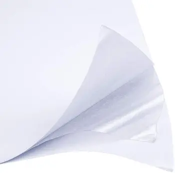 A4 Μέγεθος Λευκή Ταινία Διπλής Όψης Φύλλα Ισχυρή Συγκολλητική Πατήστε Φύλλο Κολλώδες Φιλμ 0.1 mm για τις Τέχνες, την Τέχνη Άλμπουμ Φωτογραφιών Κάνοντας