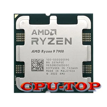 AMD Ryzen 9 7900 R9 7900 3.7 GHz 12-Core 24-Νήμα CPU Επεξεργαστής 5NM L3=64M 100-000000590 Υποδοχή AM5 Όχι cooler