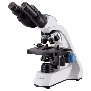AmScope 40X-2000X των ΟΔΗΓΉΣΕΩΝ Διοφθαλμικό Σύνθετο Μικροσκόπιο με Δύο 3D-Μηχανικό Στάδιο Στρώματος Ή Σκάφος από τη Μόσχα