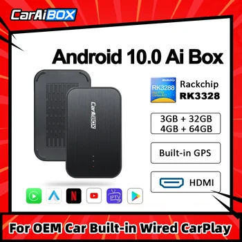 Android 10.0 Ασύρματο Carplay Προσαρμοστής Carplay Αυτόματο Κιβώτιο AI Για τη Toyota Volvo VW Audi Skoda Benz, Ford, Opel, Honda, Suzuki, Peugeot Kia