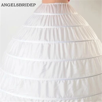 ANGELSBRIDEP Μόδας 6 Στεφάνες Μεσοφόρια Φασαρία για το Φόρεμα Μπάλα νυφικά Μεσοφόρι Νυφικό Αξεσουάρ Νυφικό Crinolines