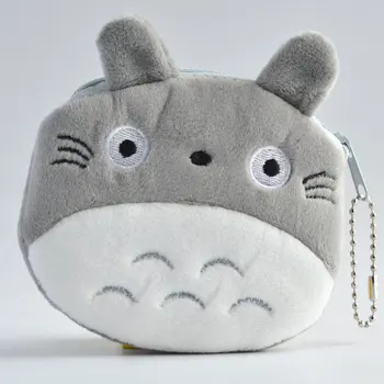 Anime Γείτονας Totoro Μου Keychain Πορτοφόλι Νομισμάτων Για Άνδρες Και Για Γυναίκες Μικρά Βελούδινα Κούκλα Φερμουάρ Μίνι Τσάντα Κρεμαστό Κόσμημα Αξεσουάρ Δώρο
