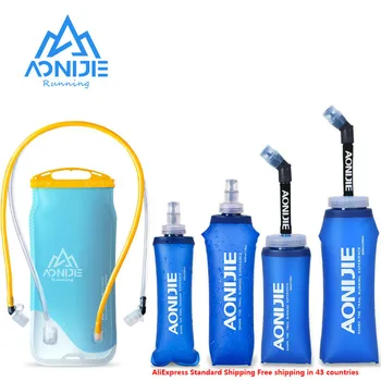 AONIJIE 2020 Νέα Πτυσσόμενη Σιλικόνης Μπουκάλι Νερό σε Εξωτερικούς χώρους Ταξίδια Αθλητικά Τρέχοντας Ποδηλασία Βραστήρας Υγιή Μαλακό Υλικό 250 - 600ML