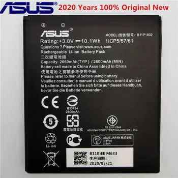 ASUS 100% που το Αρχικό 2660mAh B11P1602 Μπαταρία Για ASUS Zenfone Πάει 5 ZB500KL X00AD X00ADC X00ADA Τηλέφωνο Πρόσφατη Παραγωγή της Μπαταρίας