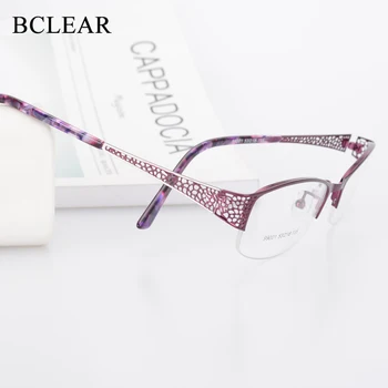 BCLEAR Κομψό Μισό χωρίς σκελετό Γυαλιά Πλαισίων Οπτικά Συνταγή Ημι-Πλαισίων Γυαλιά Πλαίσιο Θεαμάτων Για τις Γυναίκες είναι τα Γυαλιά Γυναικεία