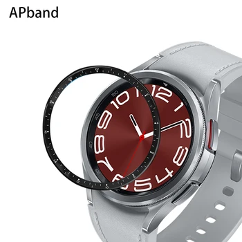 Bezel Δαχτυλιδιών Για το Samsung Galaxy Ρολόι 6 Κλασικό 47mm 43mm PC Κάλυψη περίπτωσης Προφυλακτήρων Smartwatch Accessorie Ρολόι 6 Bluetooth Κλασικό 43
