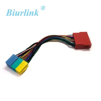 Biurlink Ραδιόφωνο Προσαρμογέα Mini ISO Plug Επέκταση CD Λουρί Καλωδίων για AUDI A2 A3 audi A4, A6, TT