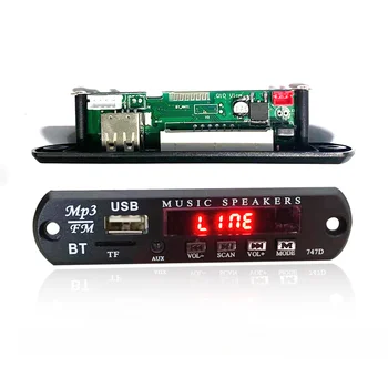 Bluetooth 12V το Αυτοκίνητο MP3 Αποκωδικοποιητή Ενότητα Πινάκων WMA FM AUX Audio SD TF Κάρτα Ραδιόφωνο USB AUX Παίκτης Ομιλητής Αυτοκινήτων Τηλεχειρισμού Αξεσουάρ
