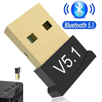 Bluetooth 5.1 Προσαρμοστής συσκευή αποστολής Σημάτων USB Bluetooth Δέκτης Ήχου για τον Υπολογιστή PC Lap-top Bluetooth 5.0 Dongle Ασύρματος Προσαρμοστής Αυτοκινήτων