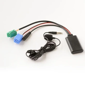 Bluetooth Αυτοκινήτων 5.0 Aux Καλώδιο Μικρόφωνο Handsfree Για Το Κινητό Τηλέφωνο Δωρεάν Κλήσεις Προσαρμοστής Για Τη Renault Megane 2 Updatelist Ραδιόφωνο