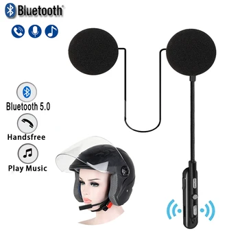 Bluetooth Κασκών Κρανών Μοτοσικλετών BT5.0 Ασύρματη Ιππασία Ακουστικό Αντι-παρεμβολών Μηχανάκι Handsfree Ακουστικά Κράνους