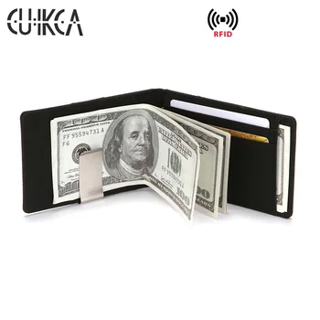 CUIKCA Νότια Κορέα Style RFID Χρήματα Κλιπ από Ανοξείδωτο Χάλυβα Κλιπ Λεπτό Πορτοφόλι Ultra-thin Τσέπη Σφιγκτήρας Business ID Περίπτωσης Πιστωτικών Καρτών