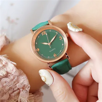 Dial Ρολόι Πολυτελείας Χαλαζία Χάλυβα Bracele γυναικείο Ρολόι Μόδας Απλό Ύφος Χαλαζία Wristwatch Reloj Mujer Montre Femme Relogio'