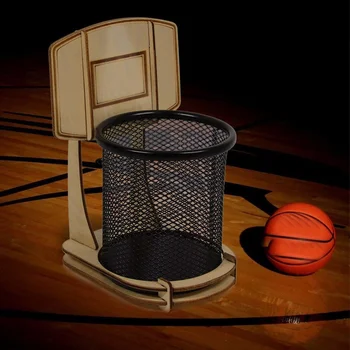 DIY Γραφείο Κάτοχος Μανδρών Μπάσκετ Σταθεί Κάτοχος Μανδρών Μπάσκετ Ψυχαγωγία Ξύλινο Μπάσκετ Σταθεί Κάτοχος Μανδρών Δώρων