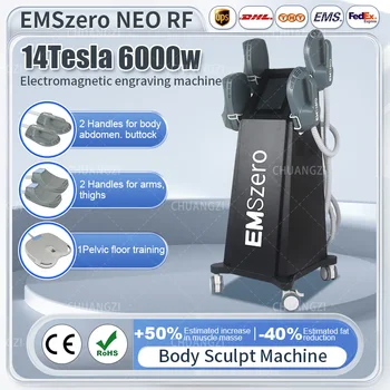 Dls-EmsZero Νεο 14Tesla 6000W Nova EMS HI-EMT Body Sculpt Μυών Βάρος Μηχανών Ηλεκτρομαγνητική αδυνατίσματος EMSzero