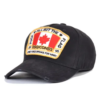 DSQICOND2 Maple Leaf Καπέλα του Μπέιζμπολ Βαμβακιού DSQ Γράμματα Υψηλός-Ποιότητα της Καπ Ανδρών Γυναικών Σχεδίου κεντητικής Καπέλο Trucker Snapback Μπαμπά Καπέλα