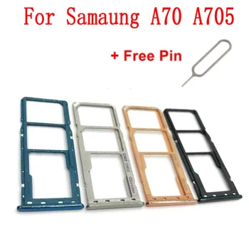 Dual Sim, Micro SD Μνήμη Κατόχων Αυλακώσεων Δίσκων Καρτών Για Samsung Galaxy A70 A705