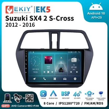 EKIY EK5 Για Suzuki SX4 2 S-Cross 2012 - 2016 Android 10 Ραδιόφωνο Αυτοκινήτου Multimedia Player Carplay Αυτόματο Στερεοφωνικό ΠΣΤ 2din DSP Επικεφαλής Μονάδα