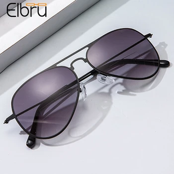 Elbru Γυαλιά Ανάγνωσης, Γυαλιά Ήλιων Γυναίκες Άνδρες Υπερβολικά Ελαφρύ Μέταλλο Πιλότος Φακών Γυαλιά Πρεσβυωπίας Για Άνδρες Και Για Γυναίκες Γυαλιά Διοπτρίες +1.0 +3.5