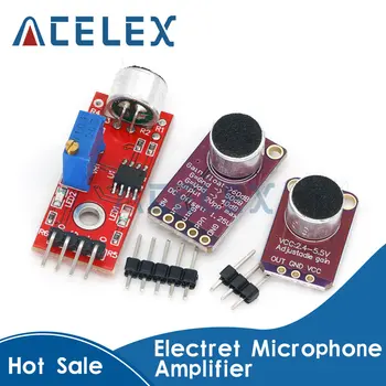 Electret Μικρόφωνο Ενισχυτής Σταθερή MAX9814 ενότητα Αυτόματος Έλεγχος Κέρδους MAX4466