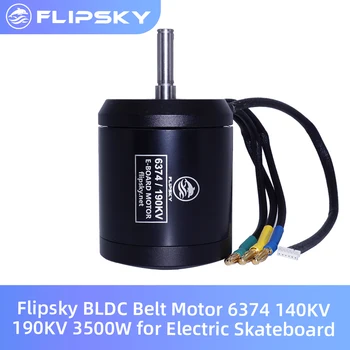 Flipsky BLDC Ζώνη Μηχανή 6374 190KV 3250W για Ηλεκτρικό Skateboard με το αδιάβροχο και dustproof λειτουργία