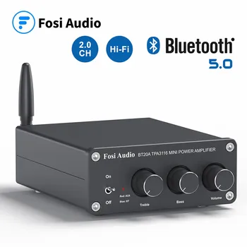 Fosi Ήχου BT20A Bluetooth 5.0 Δέκτη Ενισχυτή Ήχου Ψηφιακός Ενισχυτής Δύναμης 2*100W Mini HiFi Class D Σπίτι Ομιλητής